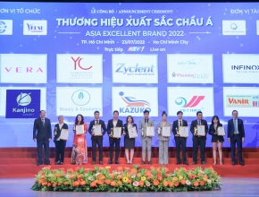 Lễ nhận Giải Thương hiệu Xuất sắc Châu Á 2022